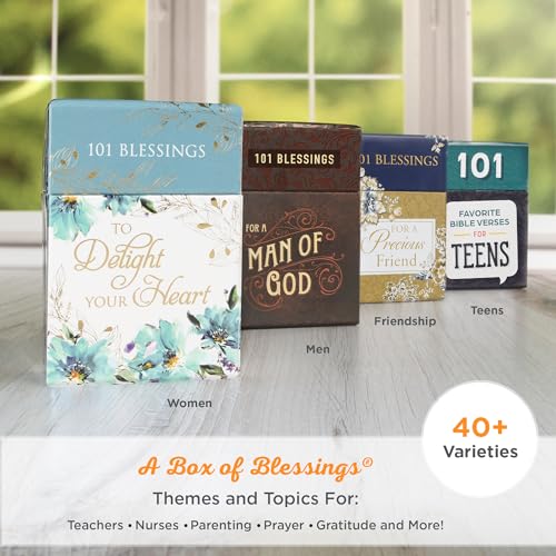 101 Favorite Bible Verses for Women, Inspirational Scripture Cards to Keep or Share (Boxes of Blessings)