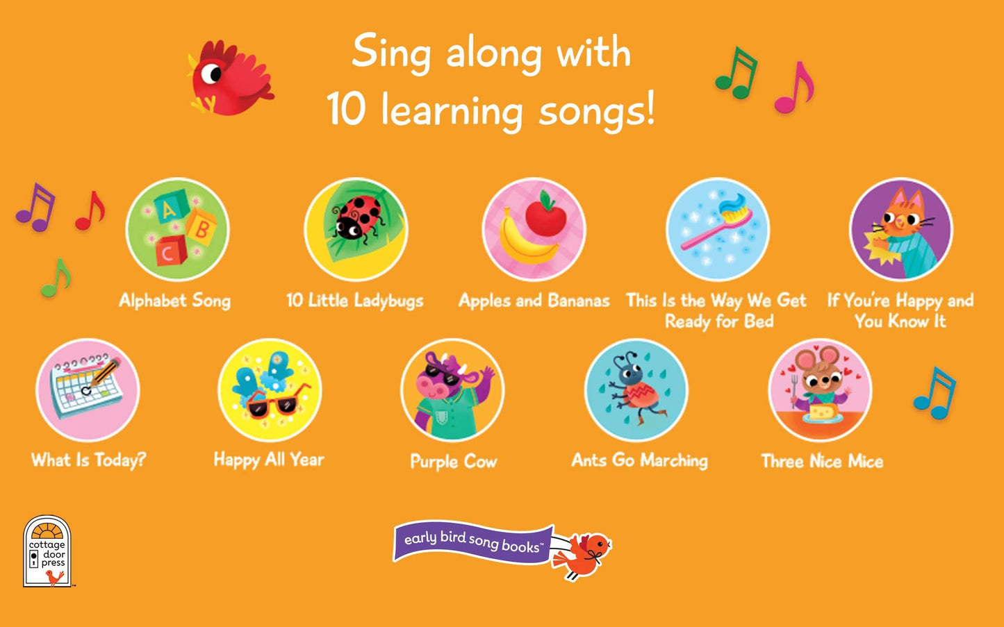 ABC & 123 Learning Songs: Interactive Children's Sound Book (11 Button Sound) (11 Button Sound Book)